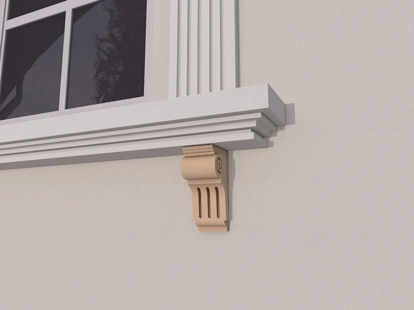 Consola decorativa de exterior FPC08 dimensiuni 500x250x130mm - imagine 4
