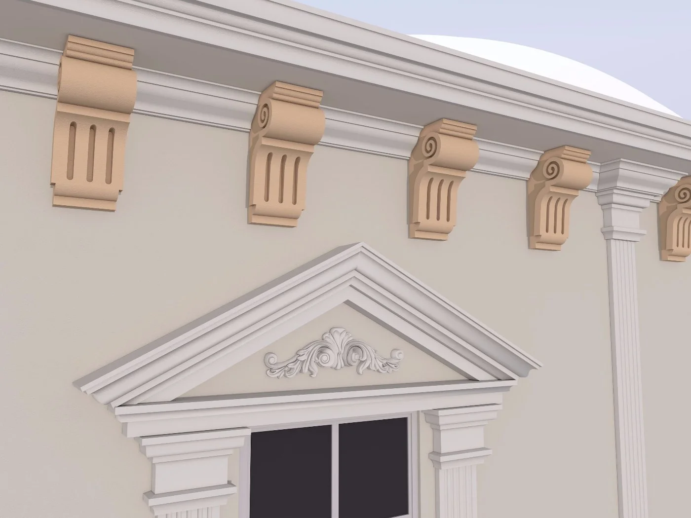 Consola decorativa de exterior FPC08 dimensiuni 500x250x130mm - imagine 5