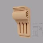 Consola decorativa de exterior FPC08 dimensiuni 500x250x130mm