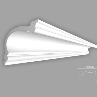 Bagheta de colt / Cornisa de interior BC40 dimensiuni 130x95x2000mm