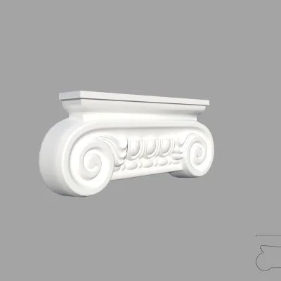 Capitel poliuretan decorativ CP2 dimensiuni 170x48x400mm