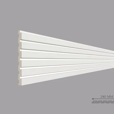 Panou liniar de interior poliuretan RIFLAJ LINEA dimensiuni 240x17.5x2000mm