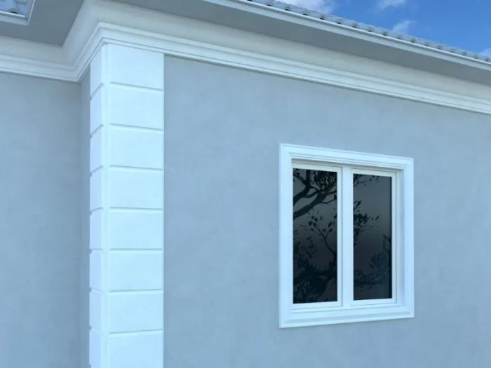 Coltar decorativ de exterior FPCL02-1M dimensiuni 1000x33x350x250mm - imagine 2