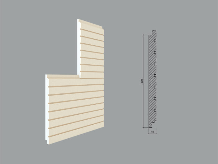 Termosistem decorativ FPTD09 dimensiuni 500x2000mm - imagine 1