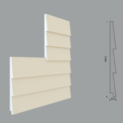 Termosistem decorativ FPTD11 dimensiuni 500x40x2000mm