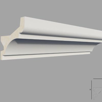 Scafa decorativa de interior din poliuretan SD15 dimensiuni 77x80x2000mm