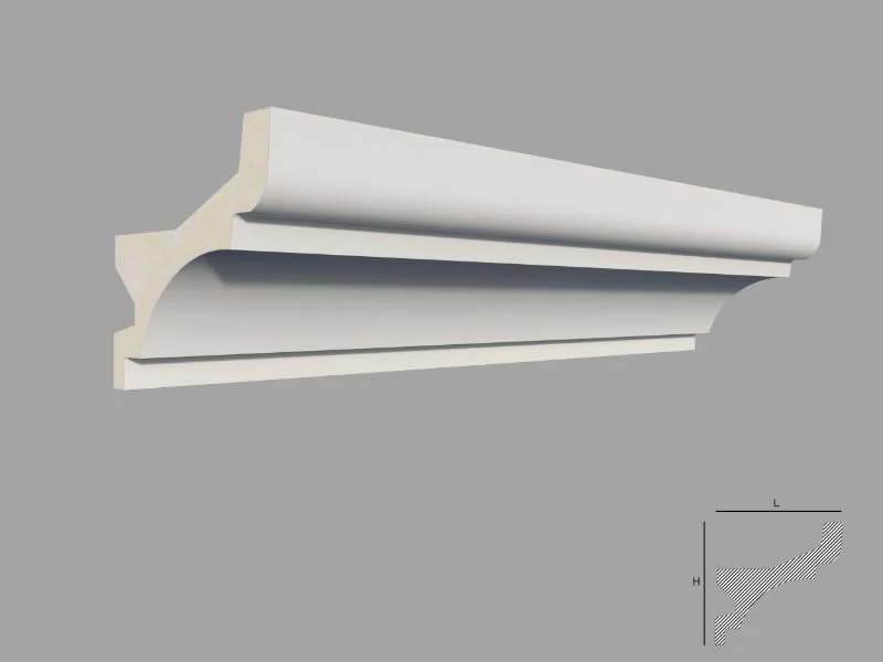 sd15gri site Scafa decorativa de interior din poliuretan SD15 dimensiuni 77x80x2000mm - imagine 1