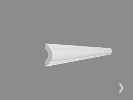 Brau poliuretan de interior BR17 dimensiuni 60x20x2000mm