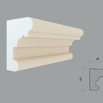 Ancadrament fereastra exterior FP145 DNZ120 dimensiuni 120x95x2000mm