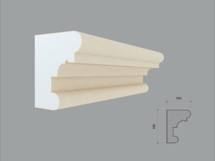 Solbanc/Pervaz decorativ exterior FP226 DNZ150 dimensiuni 150x100x2000mm