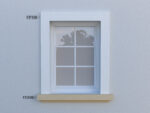 Solbanc/pervaz decorativ exterior FP208D dimensiuni 120x68x2000mm - imagine 2