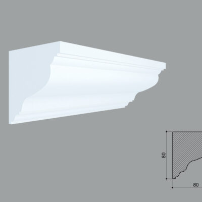 Cornisa masca galerie de interior MBC14 dimensiuni 80x80x2000mm