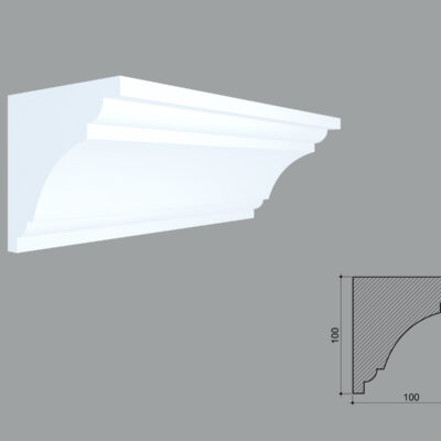 Cornisa masca galerie de interior MBC24-10 dimensiuni 100x100x2000mm