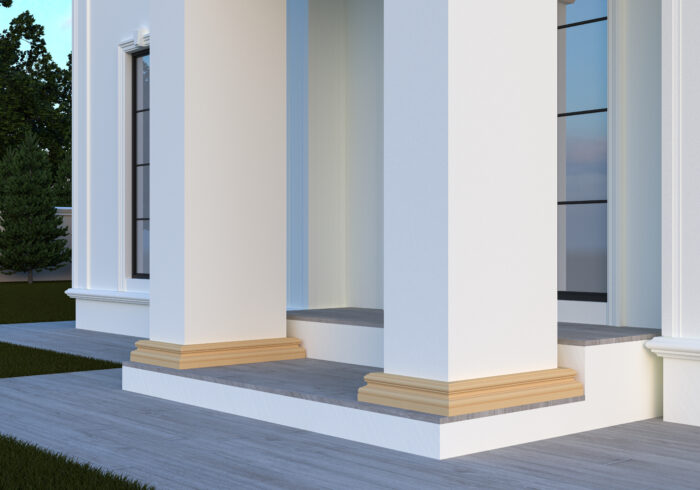 Profil pentru baza de pilastru tip FP602-2M de dimensiuni 150x100x2000mm - imagine 2