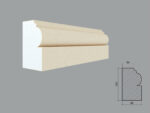Profil pentru baza de pilastru tip FP601-2M de dimensiuni 150x90x2000mm
