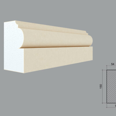 Profil pentru baza de pilastru tip FP601-2M de dimensiuni 150x90x2000mm