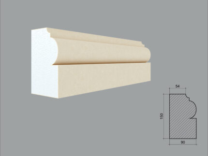 Profil pentru baza de pilastru tip FP601-2M de dimensiuni 150x90x2000mm