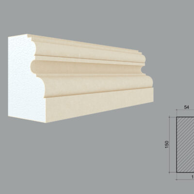 Profil pentru baza de pilastru tip FP602-2M de dimensiuni 150x100x2000mm