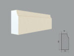 Profil pentru baza de pilastru tip FP603-2M de dimensiuni 150x70x2000mm