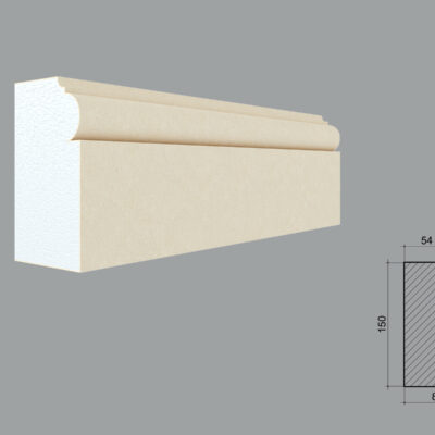 Profil pentru baza de pilastru tip FP604-2M de dimensiuni 150x80x2000mm