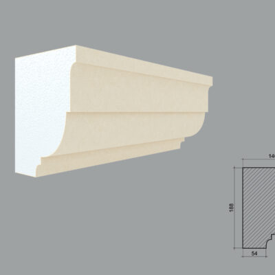 Profil pentru capitel de pilastru tip FP701-2M de dimensiuni 188x140x2000mm