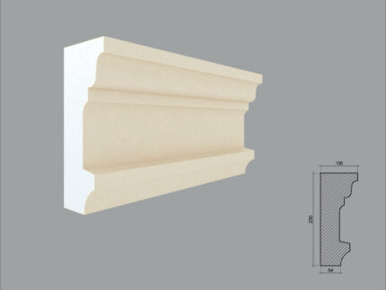 Profil pentru capitel de pilastru tip FP702-2M de dimensiuni 250x100x2000mm