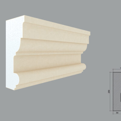 Profil pentru capitel de pilastru tip FP704-2M de dimensiuni 250x110x2000mm