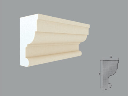 Profil pentru capitel de coloana patrata tip FP902P-2M de dimensiuni 230x131x2000mm