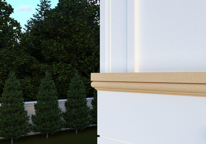 Profil pentru baza de pilastru tip FP601-2M de dimensiuni 150x90x2000mm - imagine 3
