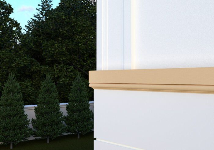 Profil pentru baza de pilastru tip FP604-2M de dimensiuni 150x80x2000mm - imagine 3