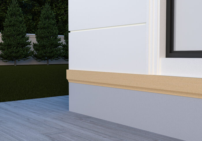 Profil pentru baza de pilastru tip FP603-2M de dimensiuni 150x70x2000mm - imagine 3
