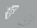 Coltar poliuretan pentru brau C1BR05L dimensiuni 325x29x325mm