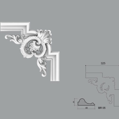 Coltar poliuretan pentru brau C1BR05R dimensiuni 325x29x325mm