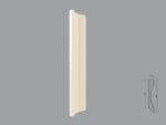 Pilastru de exterior FP501 debitat pe o latura in 45 grade