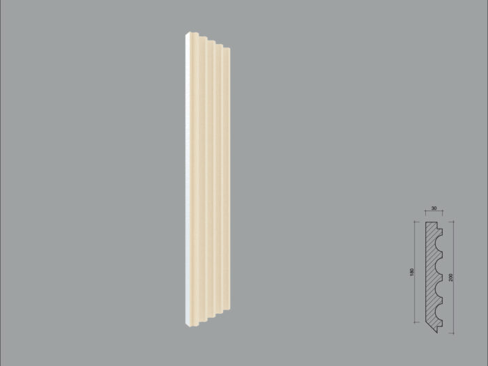 Pilastru de exterior FP503 debitat pe o latura in 45 grade - imagine 1
