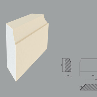 Baza pentru pilastru FP603 debitat la 45 de grade in dreapta