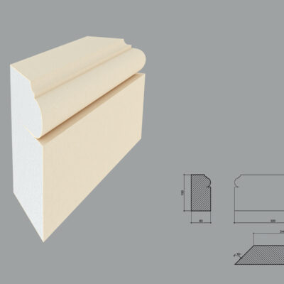 Baza pentru pilastru FP604 debitat la 45 de grade in dreapta