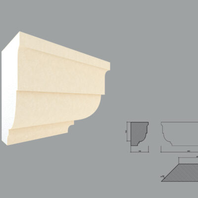 Capitel pentru pilastru FP701 debitat la 45 de grade in dreapta