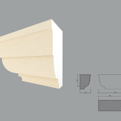 Capitel pentru pilastru FP701 debitat la 45 de grade in stanga