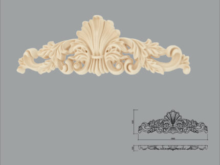 Accent decorativ de exterior FPADE23-1800 dimensiuni 620x135x1800mm