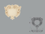 Accent decorativ de exterior FPADE24-500 dimensiuni 500x85x560mm