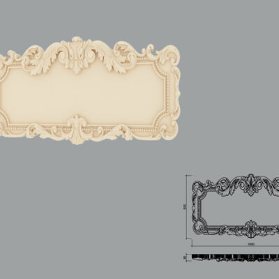 Accent decorativ de exterior FPADE26-1600 dimensiuni 850x90x1600mm