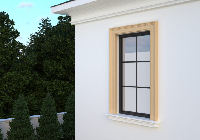 Ancadrament fereastra exterior tip FPC16-2M de dimensiuni 122x70x2000mm - imagine 2