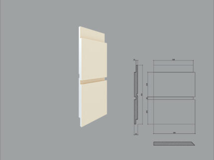 Coltar decorativ de exterior FPCL11 dimensiuni 350/350x30x250mm