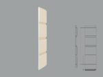 Coltar decorativ de exterior FPCL07 dimensiuni 1000x35x350x350