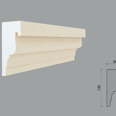 Solbanc/pervaz decorativ exterior FP210D dimensiuni 130x60x2000mm