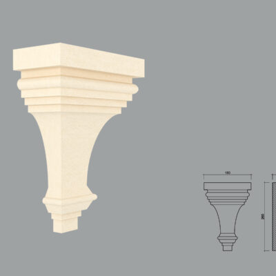 Consola decorativa FPC17 din EPS+Rasina de dimensiuni 260x90x180mm