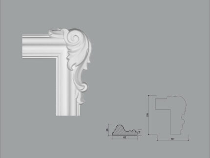 Coltar poliuretan pentru brau C2BR04R (dreapta) dimensiuni 181x39x226mm