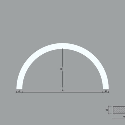 Arcada din poliuretan ARCBR14S pentru brau BR14S