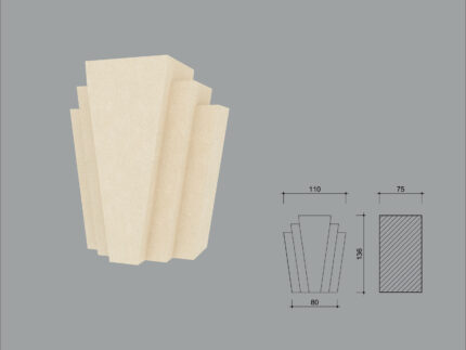 Cheie de bolta FPCB10 din EPS+Rasina de dimensiuni 136x75x110mm